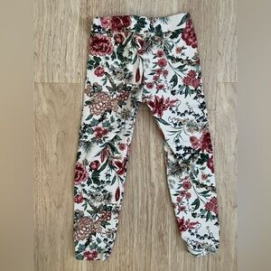 Janie and Jack Floral Patterned Leggings